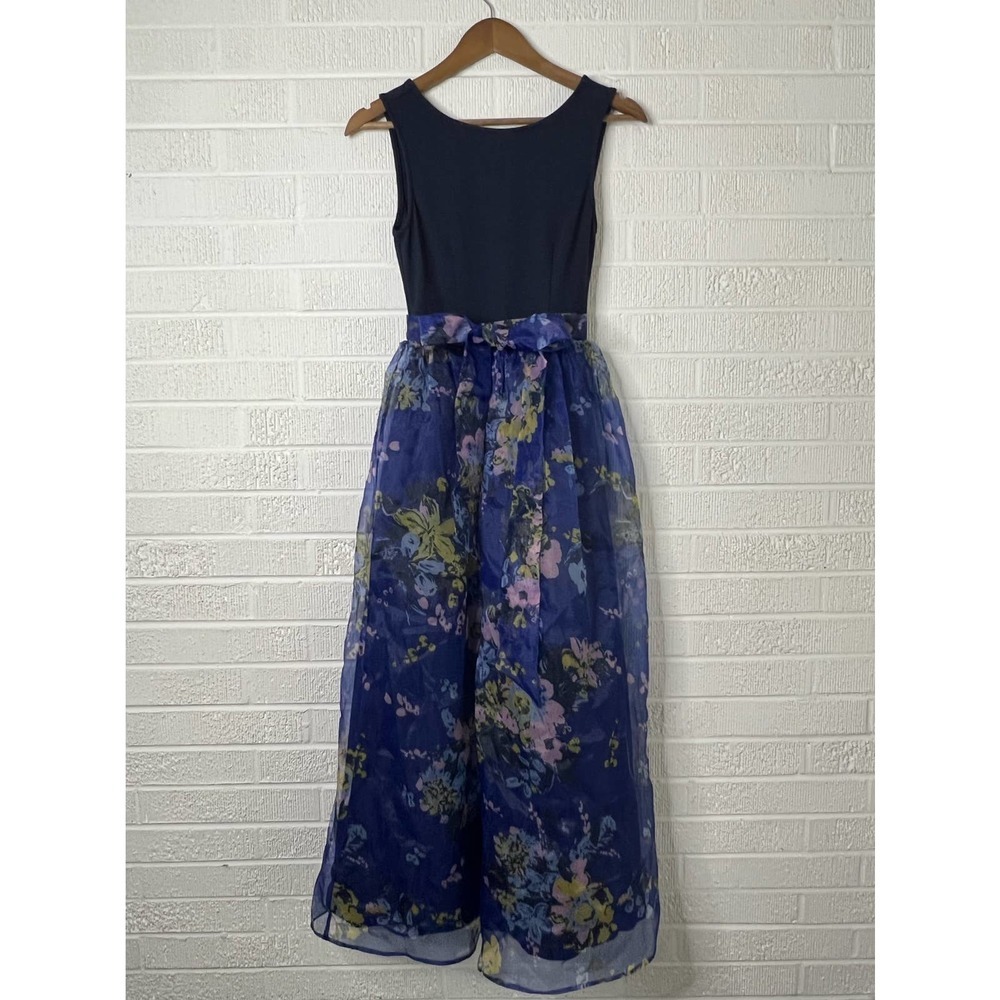 Modcloth Dress Array Of Invitations Maxi Tie Wais… - image 3